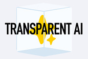 Transparent AI · Clear Cube, a Technology Illustration by Take Care Creative (Thumbnail 1 of 4)