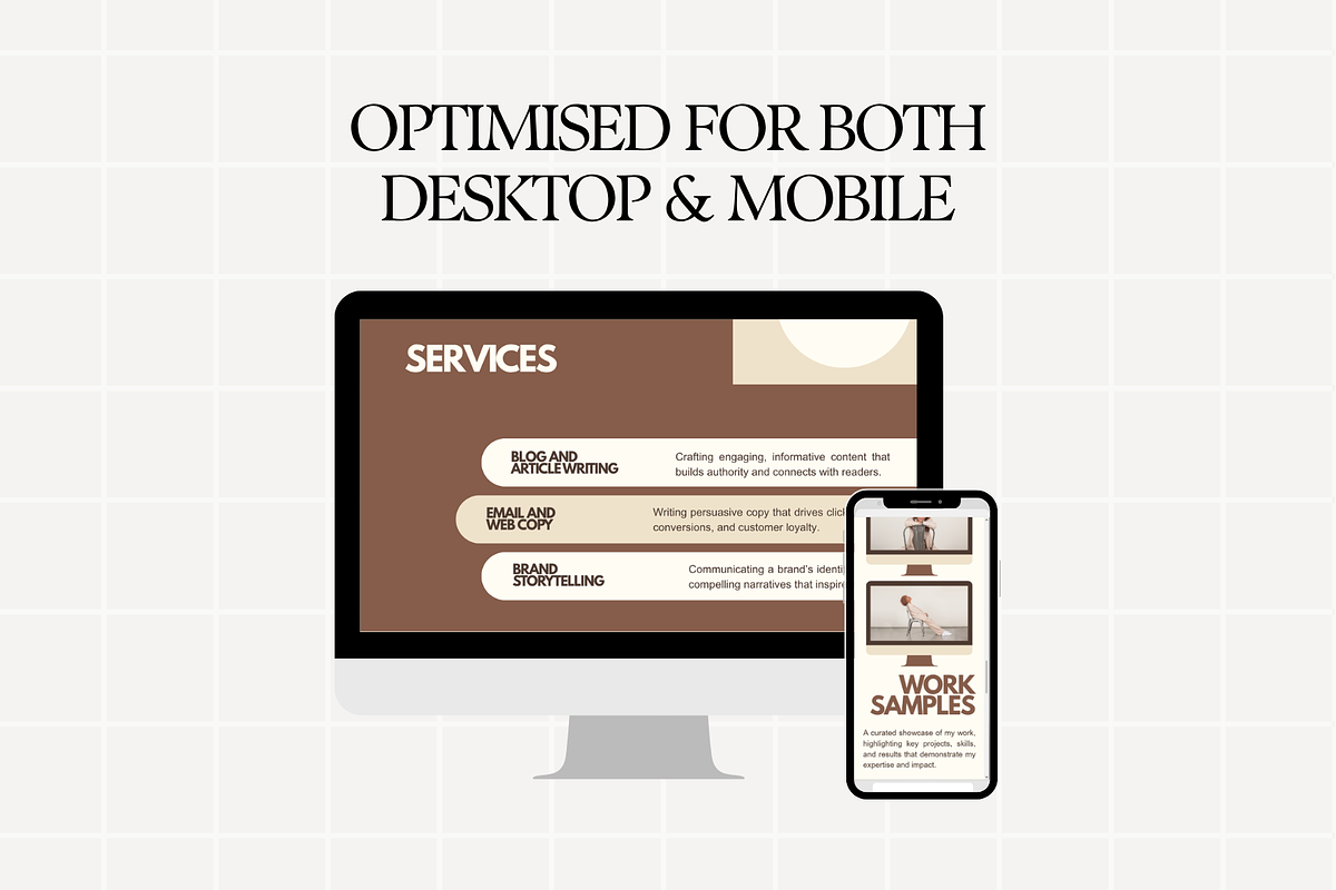 Portfolio Canva Website Template, a Landing Page Template by Anna Design Studio (Photo 6 of 8)