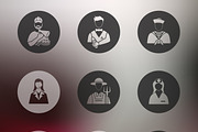 30 PROFESSIONS icons, a Templates & Theme by Palau (Thumbnail 4 of 4)