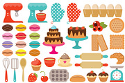 Baking clipart. Kitchen devices, a Food Illustration by Gurza SHOP (Thumbnail 2 of 2)