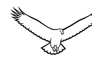 Powerful eagle flying wall art desig, an Illustration by Amazin_art (Thumbnail 6 of 31)