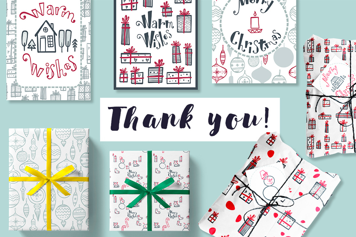 Nordic Christmas -pattern collection, a Pattern Graphic by Ja Polina ArtShop (Photo 6 of 6)
