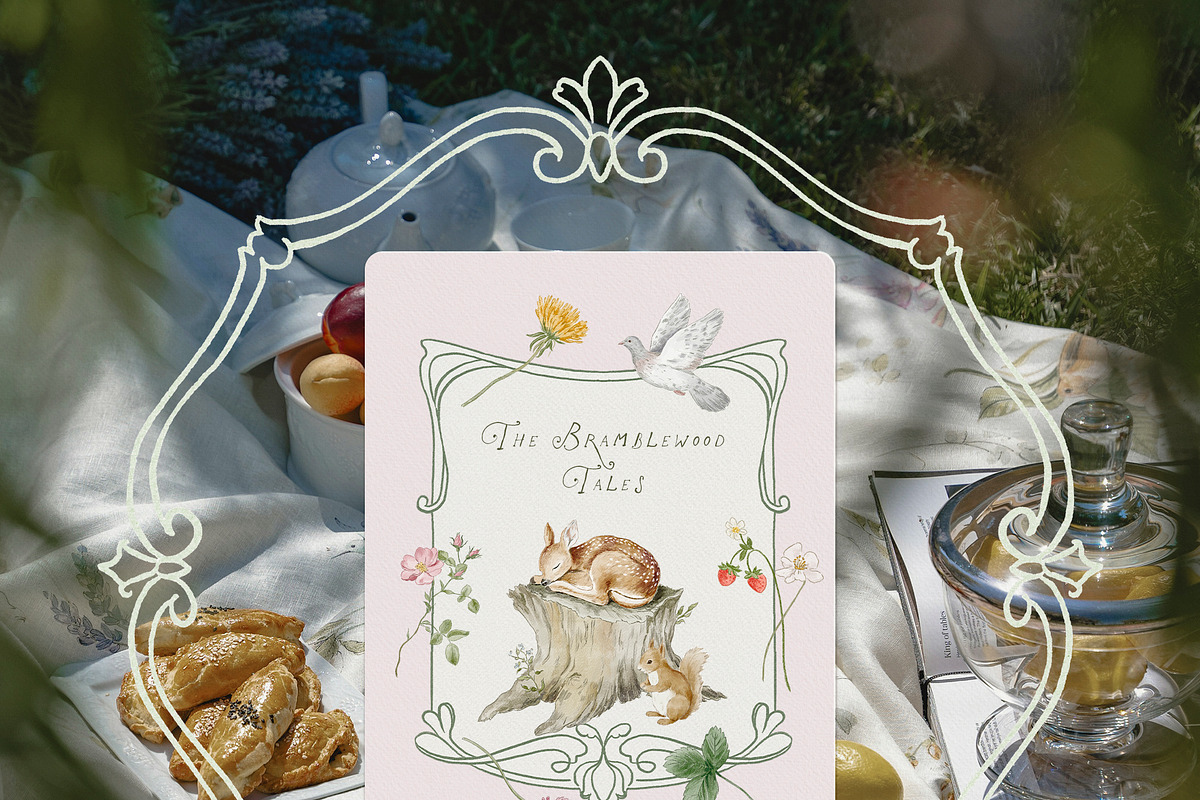 Bramblewood Tales Woodland Clipart, a Decorative Illustration by Muse Artist (Photo 3 of 29)
