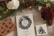 Merry Christmas! Vintage winter set, a Seasonal Illustration by Pamyatka Shop (Thumbnail 20 of 20)