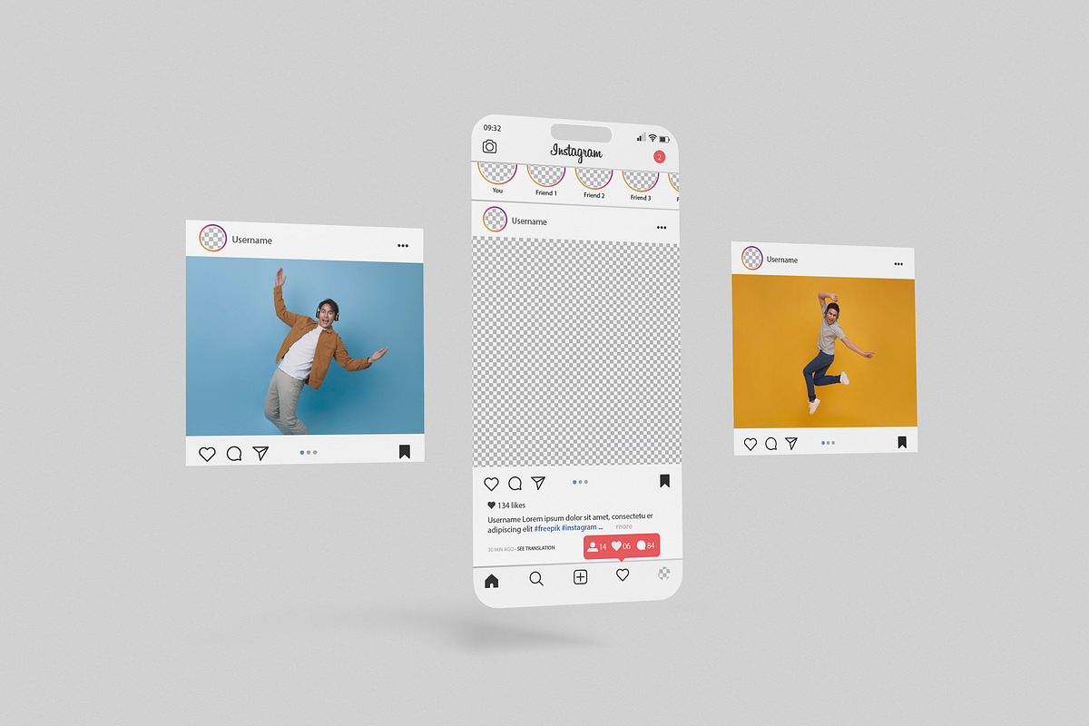 Social Media Post Mockup, a Wearable Device Mockup by xavier_studio (Photo 5 of 5)