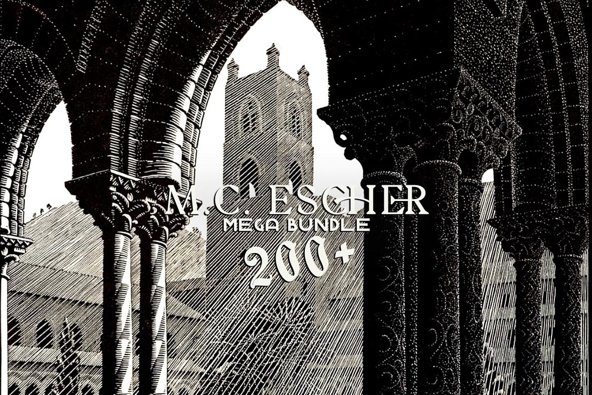 Maurits Cornelis Escher Mega Bundle, a Person Illustration by Digital Museum (Photo 7 of 11)