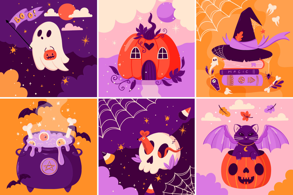 Halloween stickers collection, an Object Graphic by DariSmartArt (Photo 5 of 11)