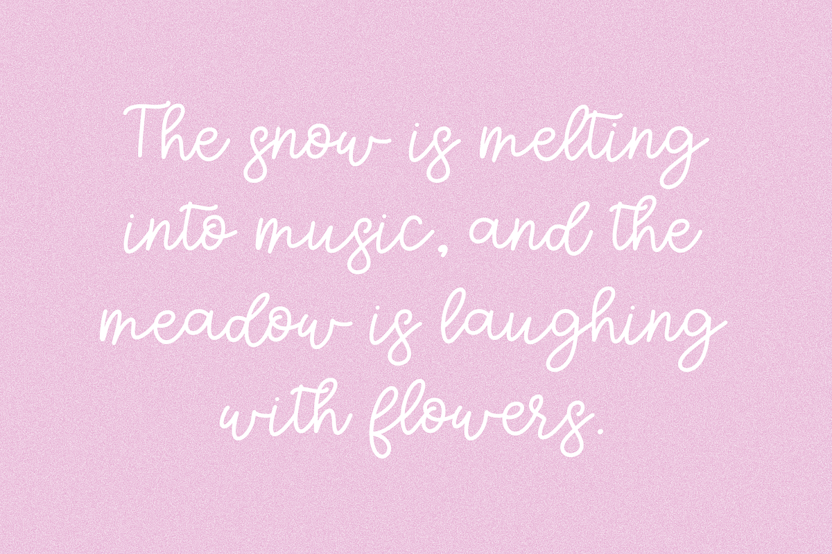 Highgrove Script, a Script Font by Beck McCormick (Photo 3 of 10)