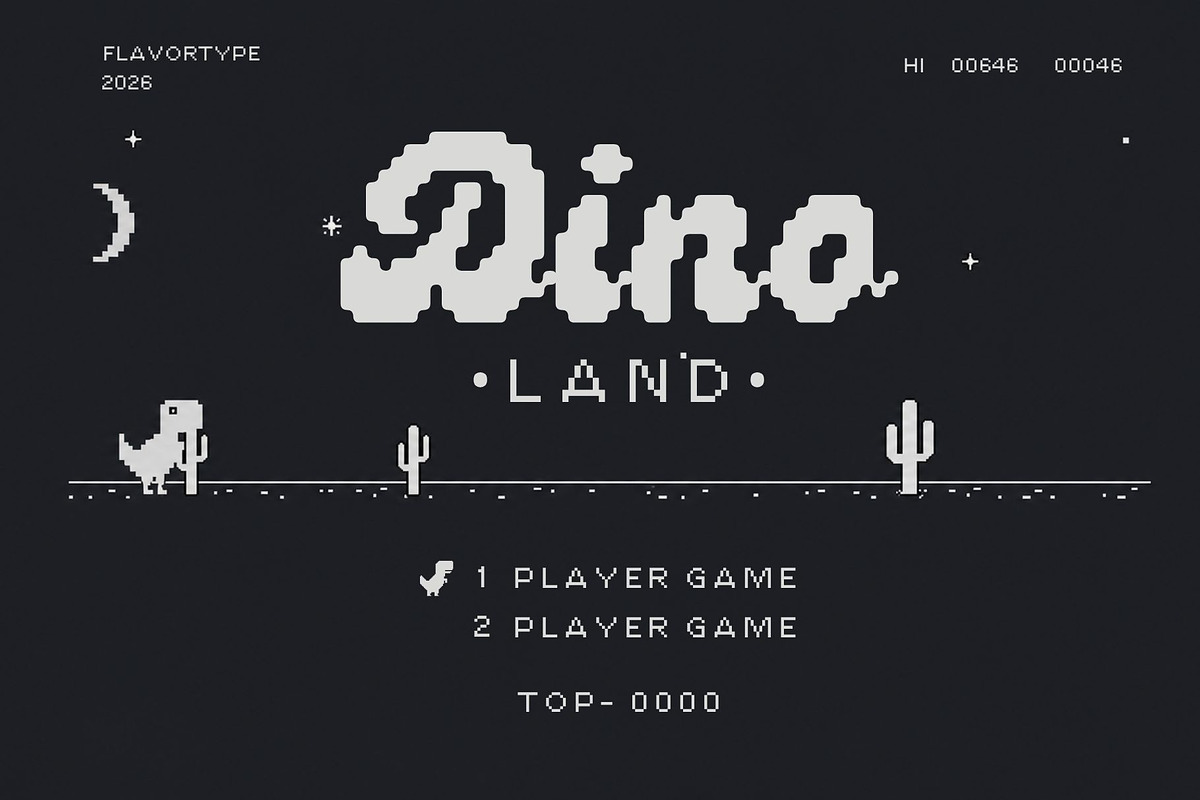 Genty - Pixel Edition, a Script Font by Flavortype (Photo 13 of 18)