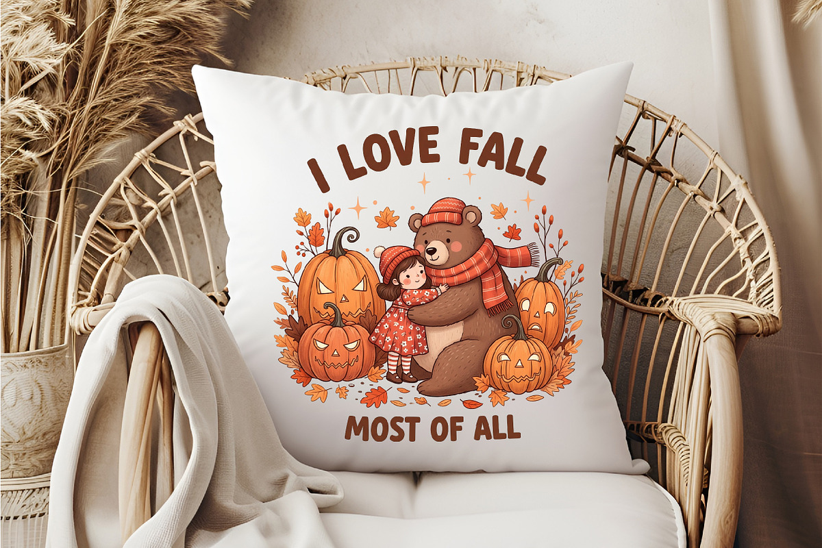 I Love Fall Most of All Png, an Illustration by DreamCafeArt (Photo 6 of 7)