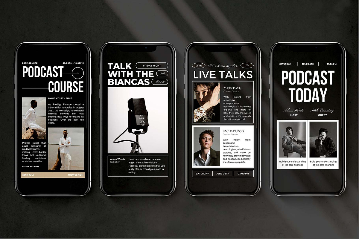TARA TALK | Podcast Kit Stories, a Social Media Template by Analogi Studio (Photo 6 of 9)