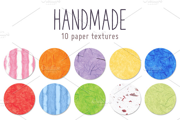 Handmade paper textures preview 6