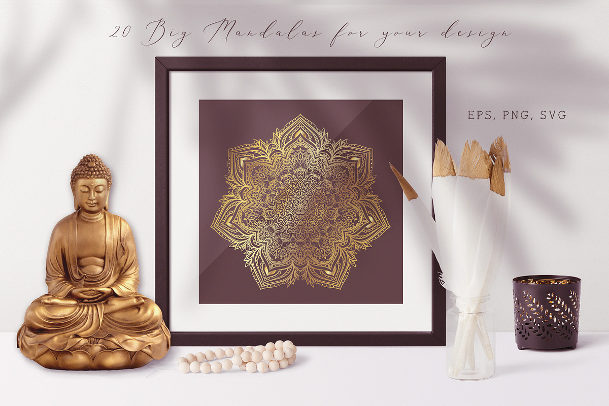 150 items. Mandalas and Elephant, an Animal Illustration by anvinoart (Photo 2 of 10)