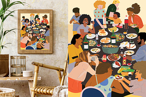 Meet the Family Poster Print