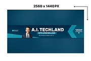 Technology Tech Youtube Banner, a Social Media Template by Vaughn Studios (Thumbnail 2 of 5)