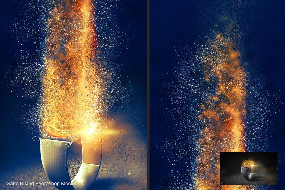 Sand Rising Photoshop Mock-ups, an Action Add-On by SlideSalad (Photo 20 of 21)