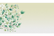 Floral Watercolor Clipart, a Decorative Illustration by BazziBa♥ (Thumbnail 5 of 12)