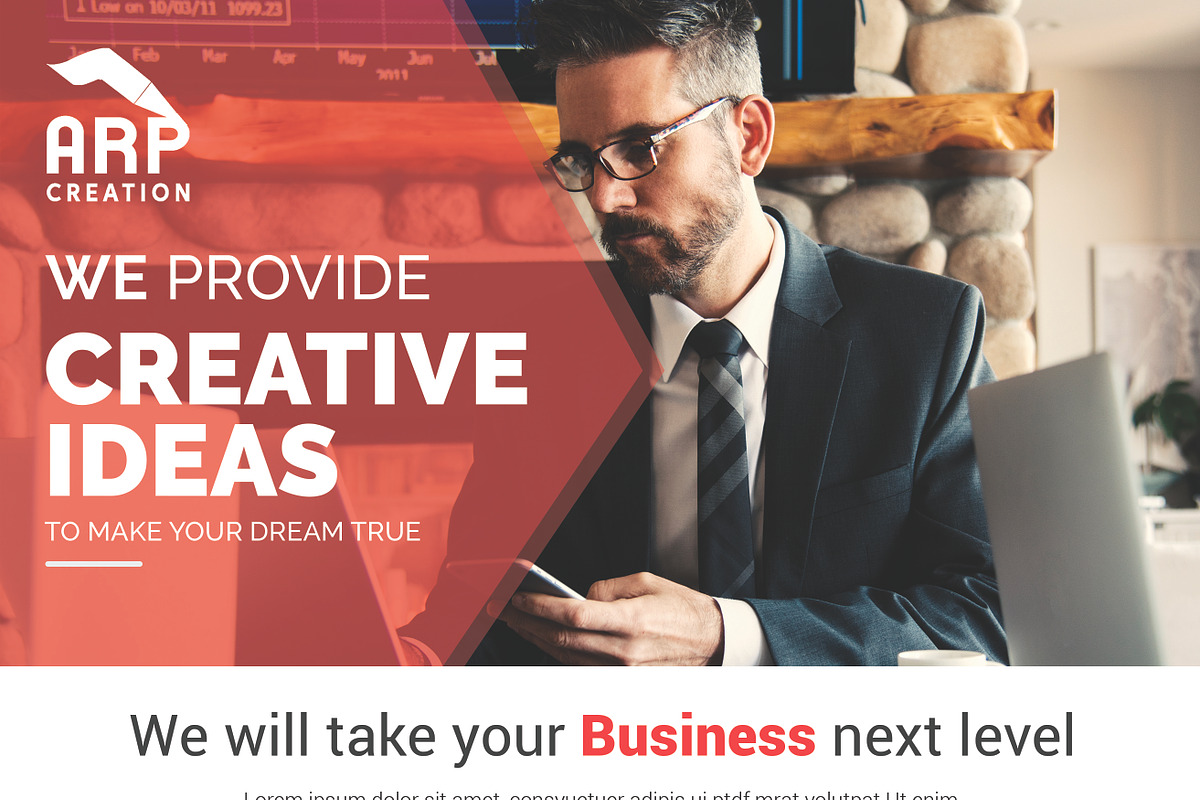 Corporate Flyer Template, a Flyer Template by ARP Creation (Photo 6 of 6)