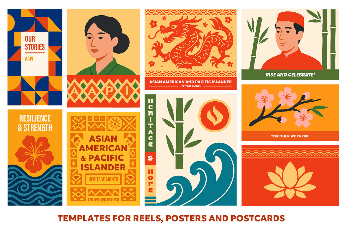 AAPI Heritage Month Collection, a Templates & Theme by Ckybe's Corner (Photo 2 of 5)