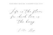 Flavinda Wedding Calligraphy Font, a Script Font by RantautypeStudio (Thumbnail 6 of 16)