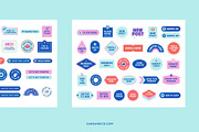 Call to Action Buttons and Stickers, a Templates & Theme by sungandco (Thumbnail 4 of 4)