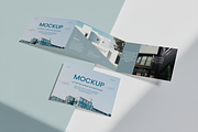 Trifold Landscape Brochure Mockup, a Books & Magazine Mockup by xavier_studio (Thumbnail 2 of 5)
