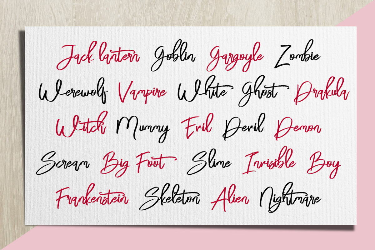 Brookoly Script - Handwritting Font preview 4