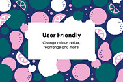 Contemporary Fruit, a Pattern Graphic by Geometrica Bureau (Thumbnail 10 of 13)