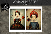 Whimsical Ladybug Girl, Collage Page, a Person Illustration by Digital Art Mahdiseño (Thumbnail 4 of 9)