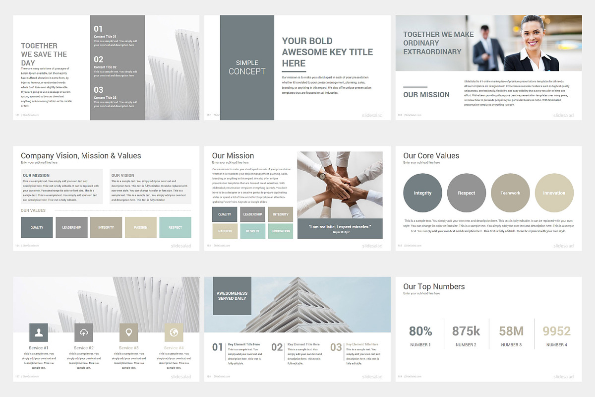 Project Proposal PowerPoint Template, a Presentation Template by SlideSalad (Photo 26 of 34)