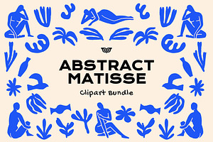 Abstract Matisse Clipart Bundle, a Person Illustration by ClayStudio