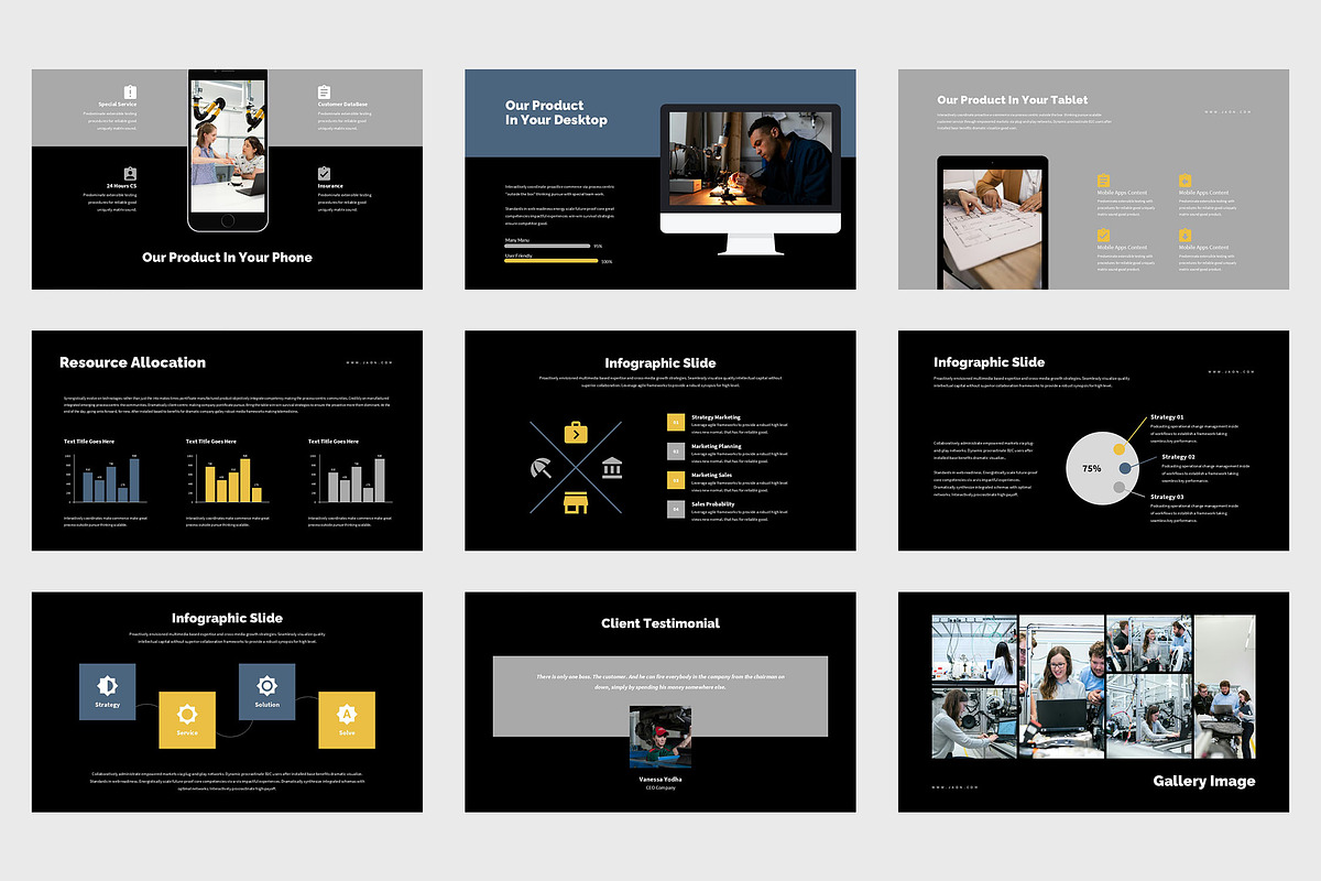 Jaon Engineering Business PowerPoint, a Presentation Template by Punkl Camp (Photo 8 of 9)