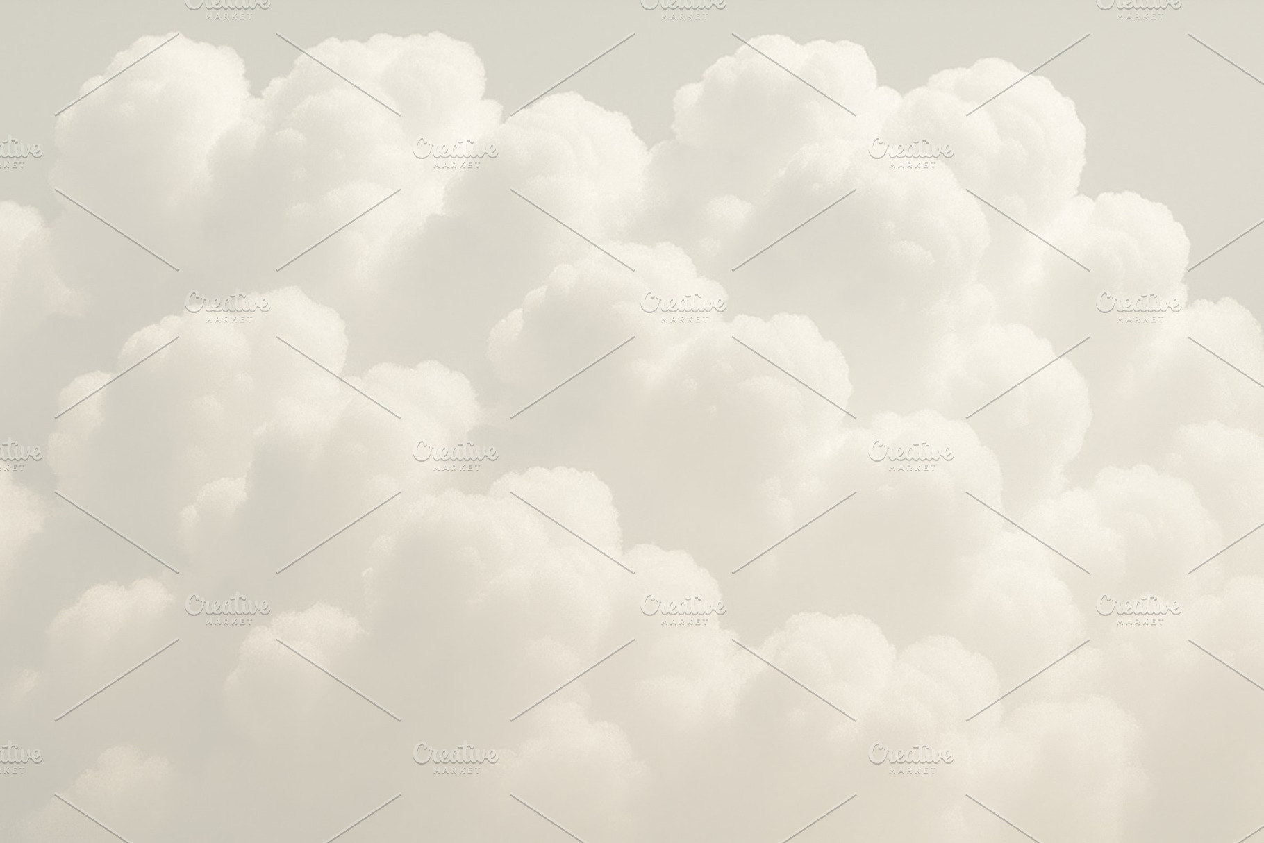 Fluffy white clouds creating dreamy, a Photo by Dvoevnore photos