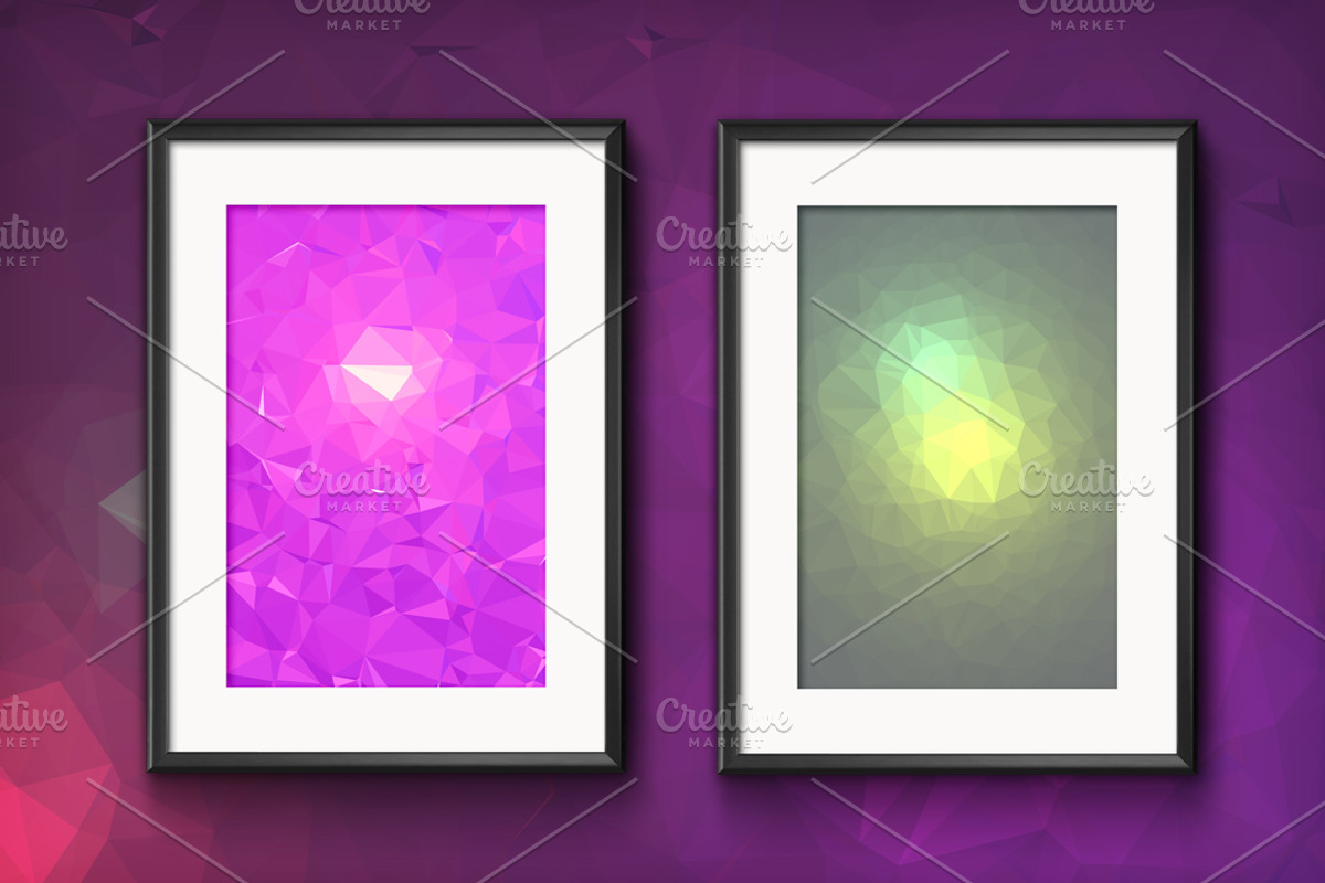 120 Subtle Polygon Backgrounds preview 2