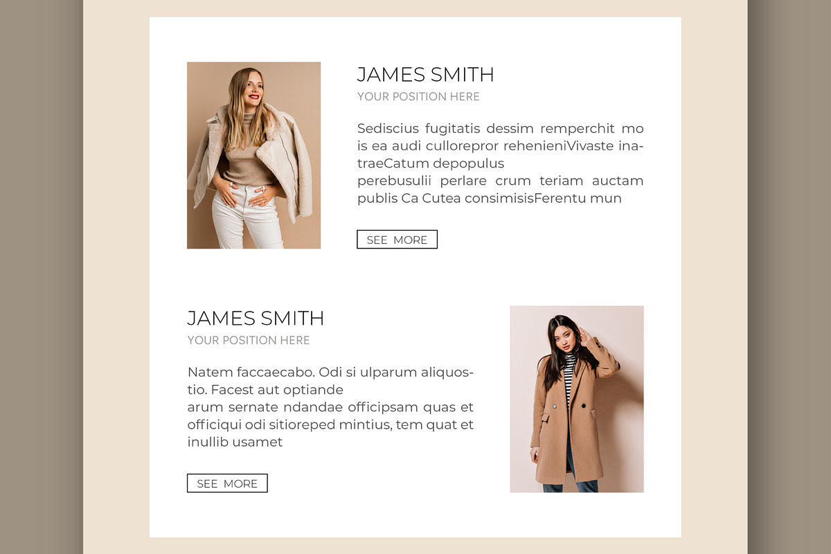 Email Newsletter Template preview 3