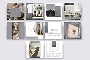 Gray Instagram Post  Templates/Canva, a Social Media Template by Innova Studio (Thumbnail 2 of 7)