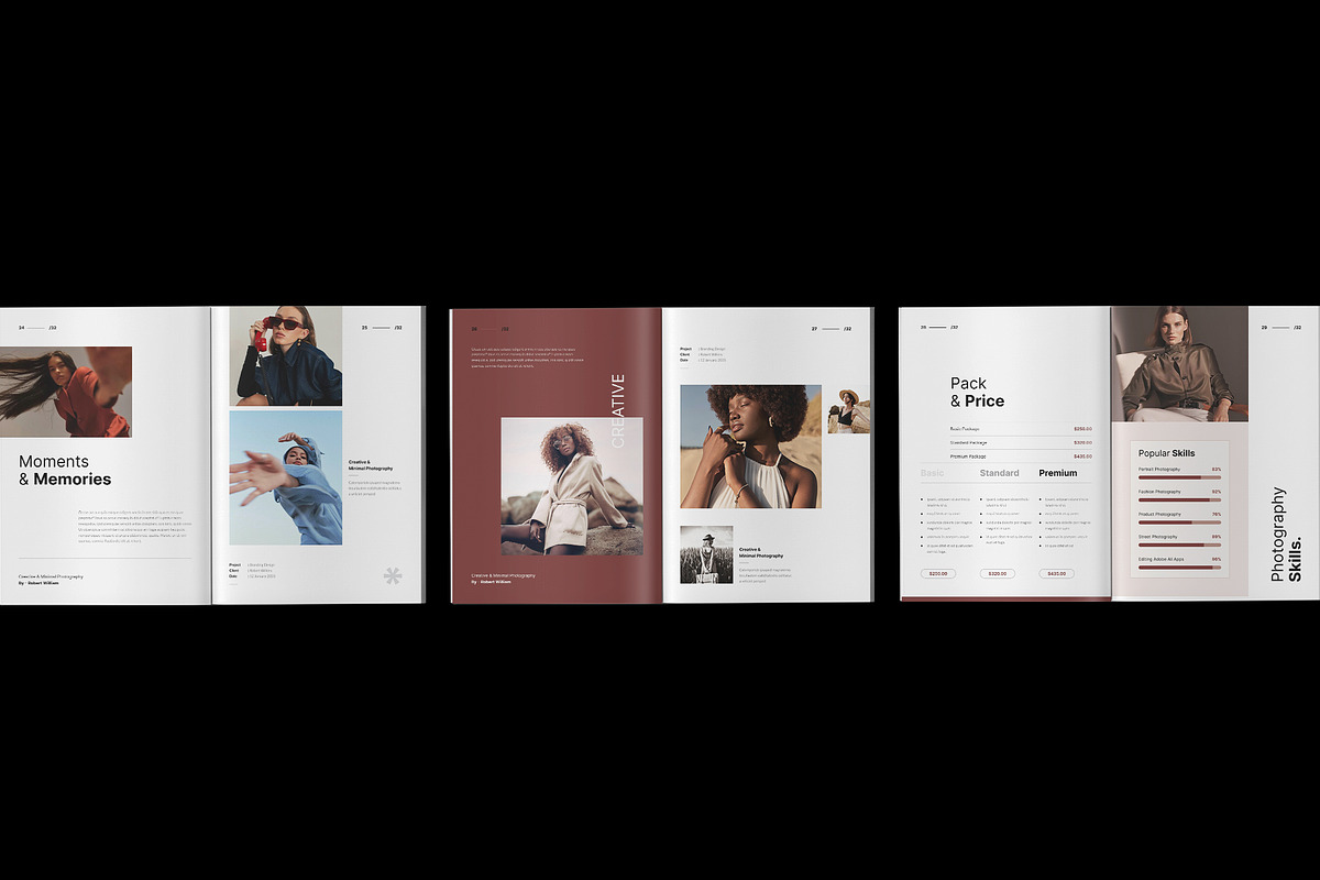 Photography Portfolio Template, a Brochure Template by TemplateFolio-Shop (Photo 11 of 16)