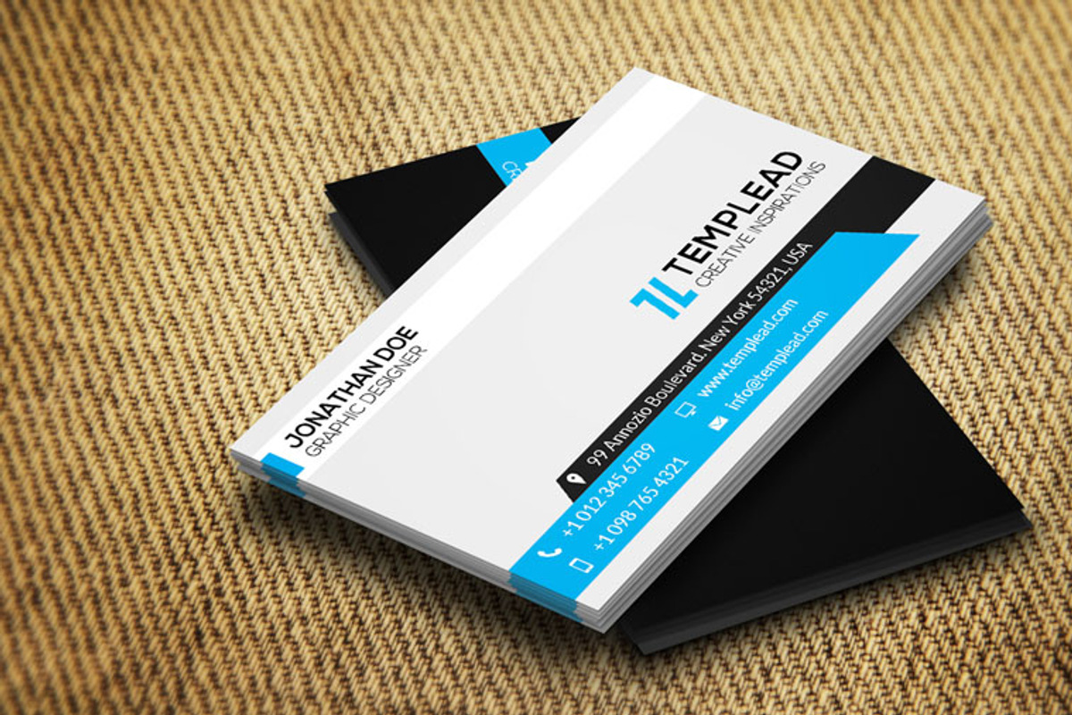 Corporate Business Card CM093, a Business Card Template by annozio (Photo 3 of 4)