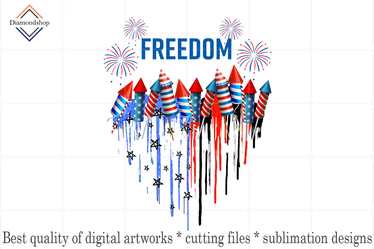 4th of July Sublimation Bundle, a Decorative Illustration by DiamondShop (Photo 8 of 11)