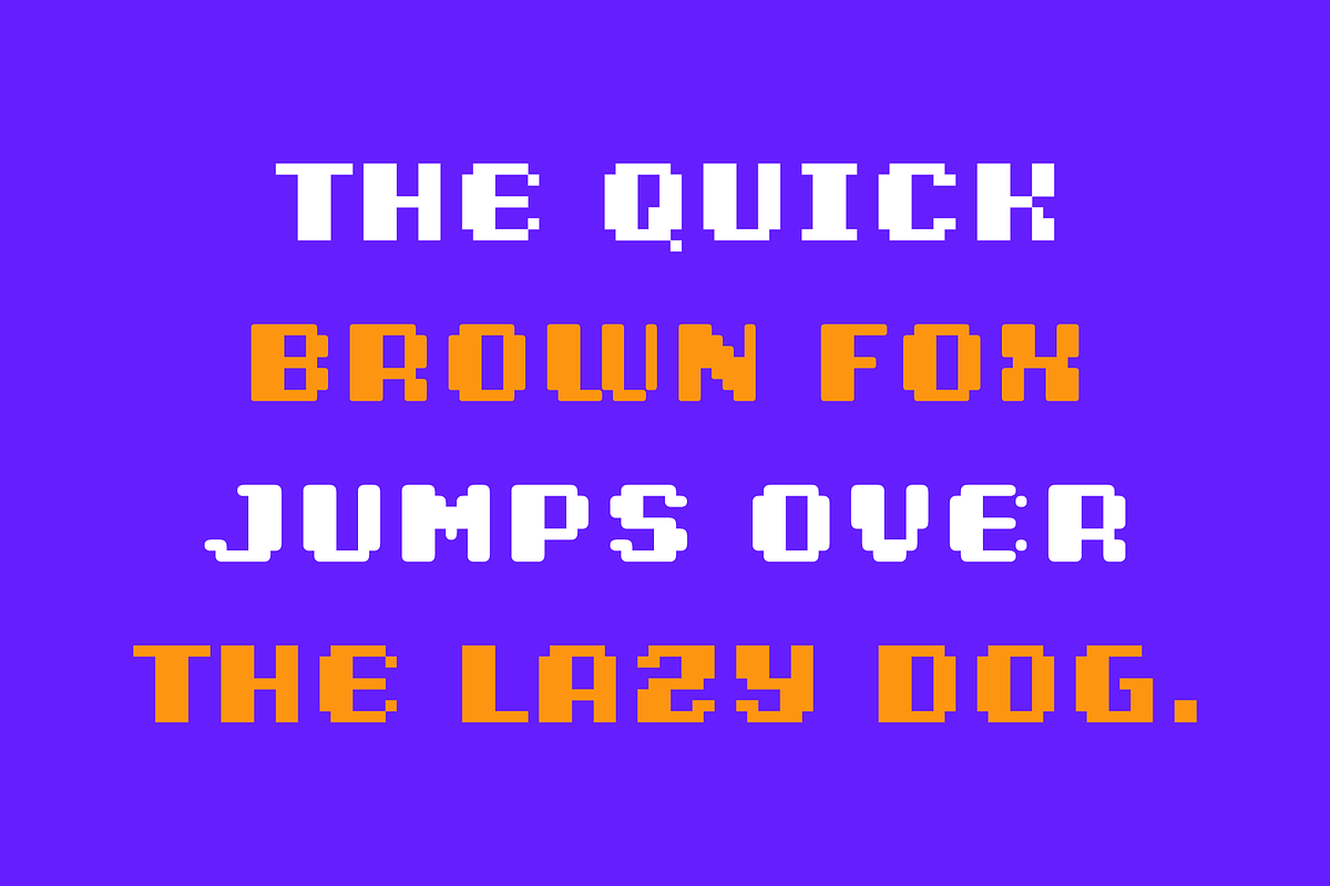 Vintagepix - Bold Pixel Typeface, a Sans Serif Font by alpercakici (Photo 5 of 10)