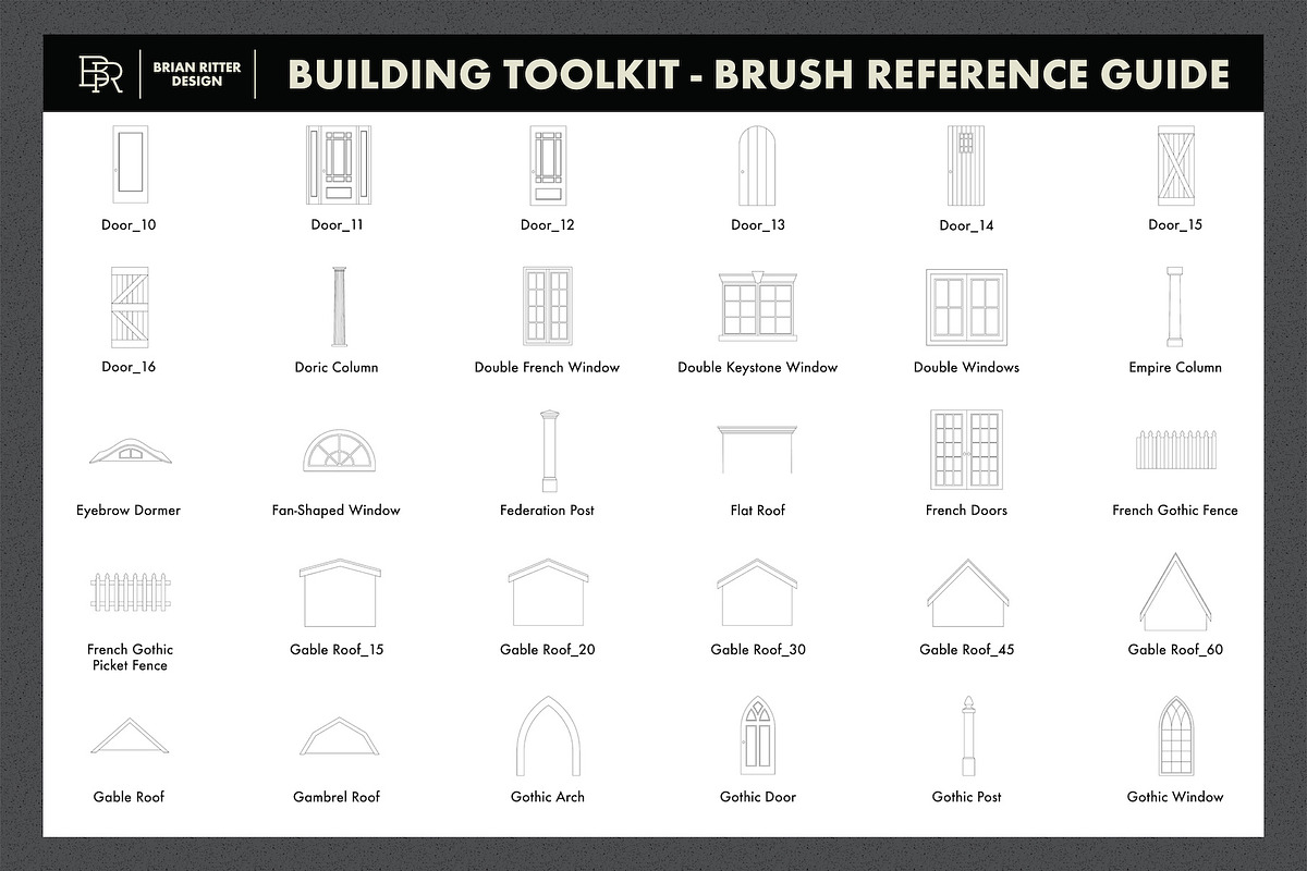 Building Toolkit, a Brush Add-On by Brian Ritter Design (Photo 7 of 10)