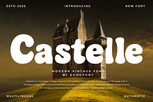 Castelle – Modern Vintage Font