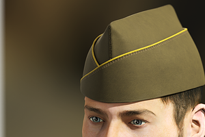 Military Side Garrison Cap Infantry