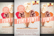 Ice Cream Shop Offer Flyer Template, a Flyer Template by Hotpin (Thumbnail 2 of 3)