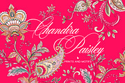 Chandira Paisley | Hand Drawn Prints, a Pattern Graphic by LEAFure (Thumbnail 1 of 10)