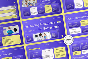 Healthcare Consulting Pitch Deck, a Presentation Template by FIBRINOSÄ