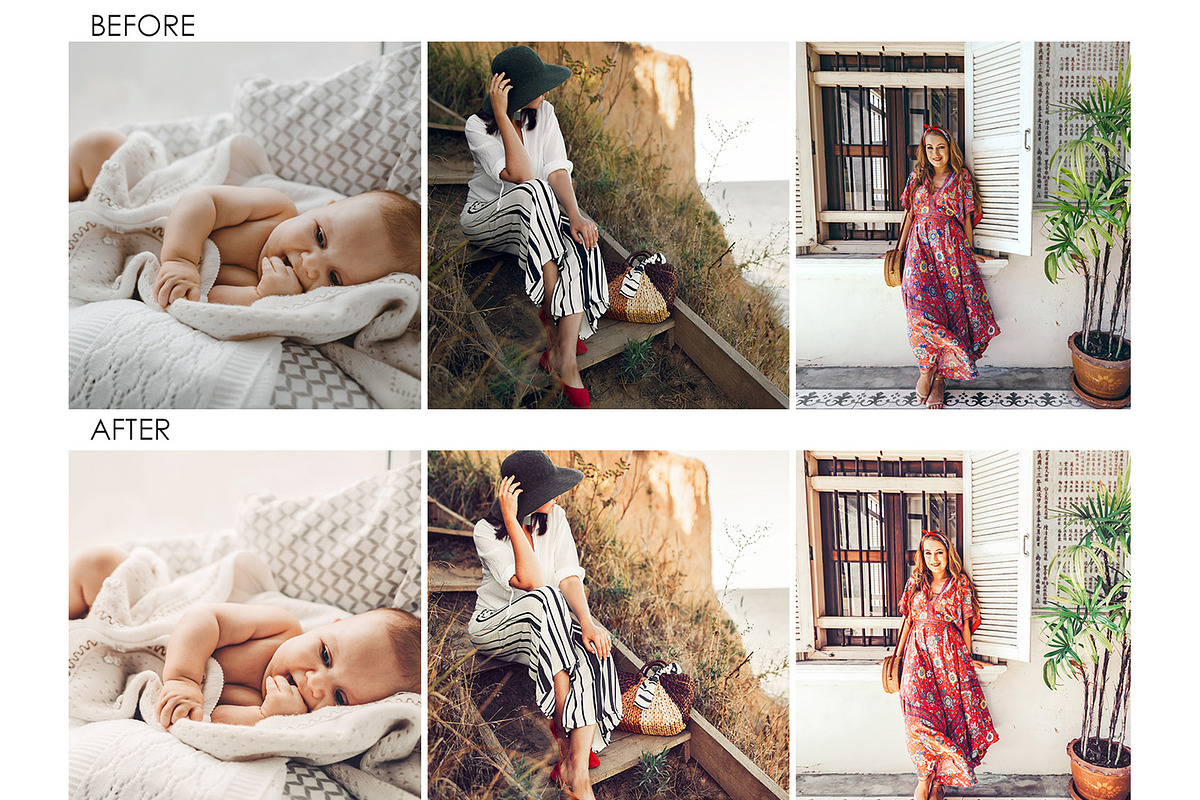 SUNNY 4 Lightroom Presets, an Action Add-On by MintAndPepper (Photo 3 of 8)