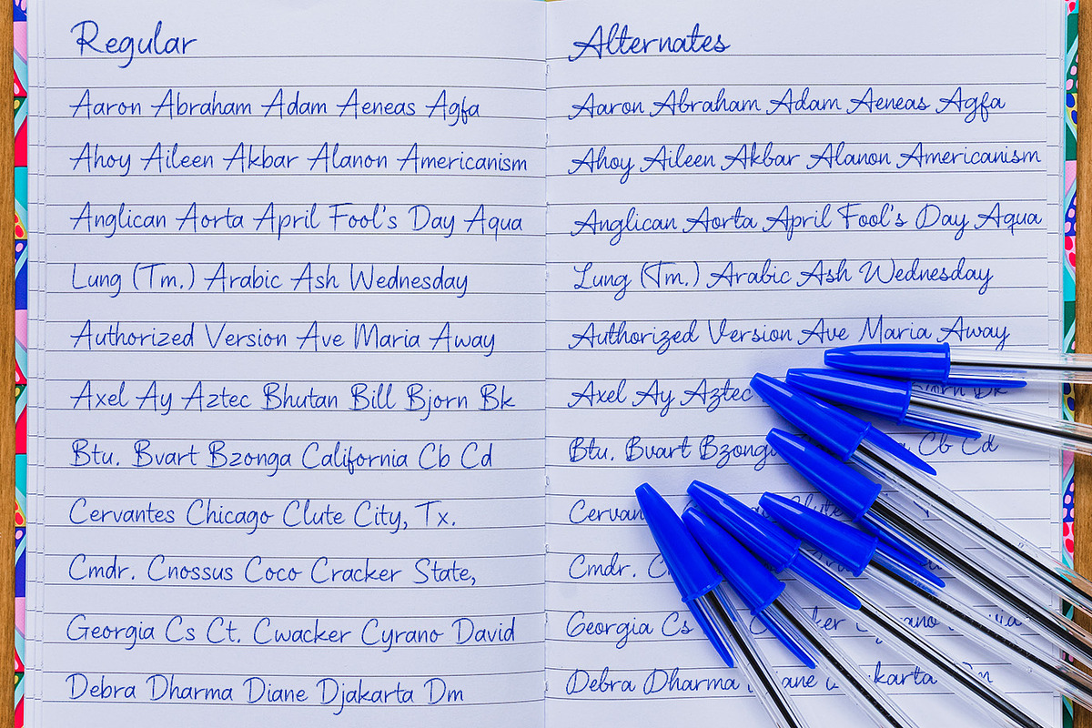 Paperink - Color SVG Fonts, a Handwritten Font by Viswell (Photo 11 of 12)
