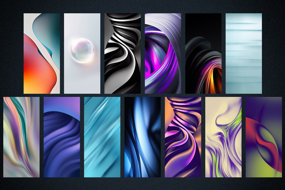 25 Aesthetic 3D Abstract Backgrounds, a Wallpaper Graphic by BazziBa♥ (Photo 2 of 8)