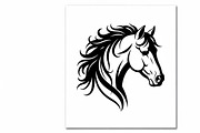 Elegant horse head wall decor design, an Illustration by Amazin_art (Thumbnail 20 of 25)